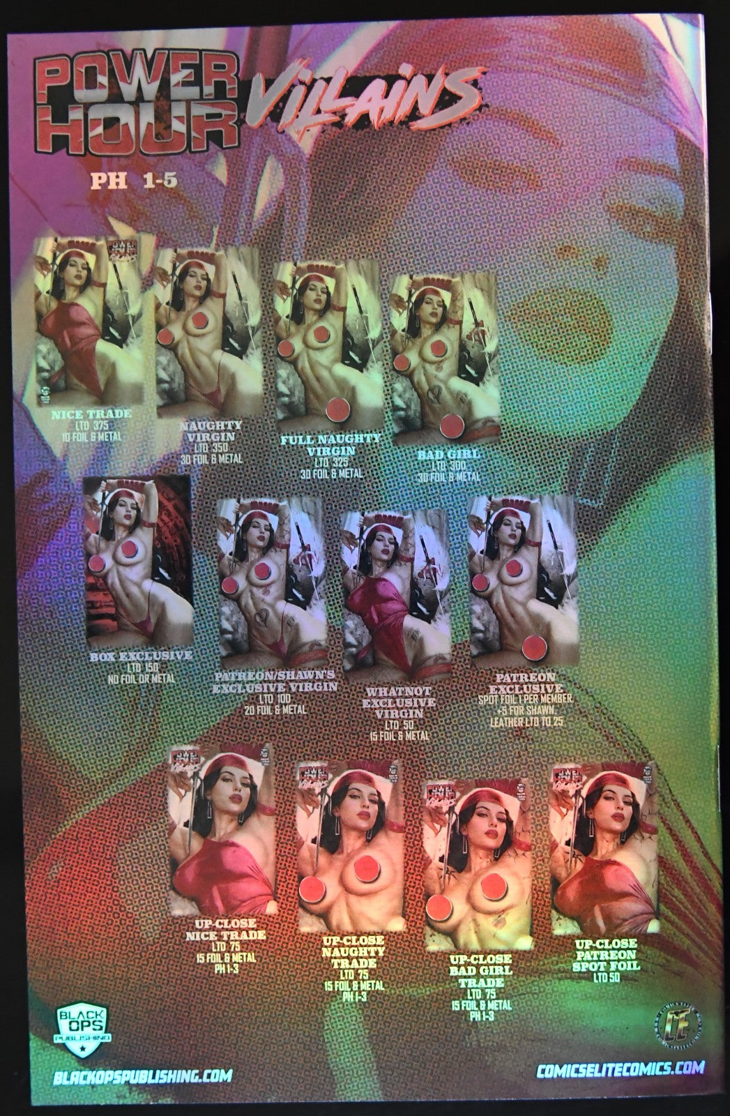 Power Hour #3 Shikarii Red Ninja Bad Girl Foil Ltd 30