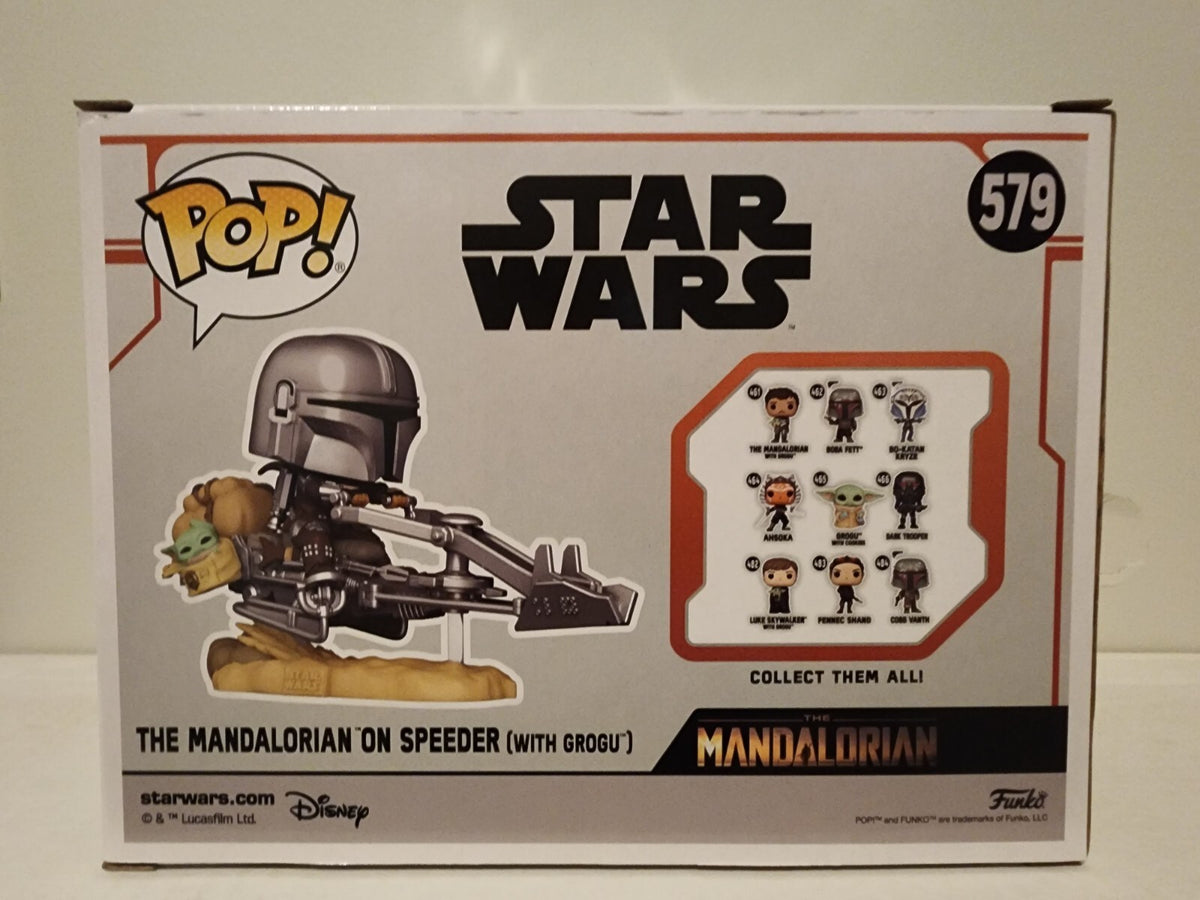 Funko Pop! The Mandalorian on Speeder (with Grogu) #579 Star Wars