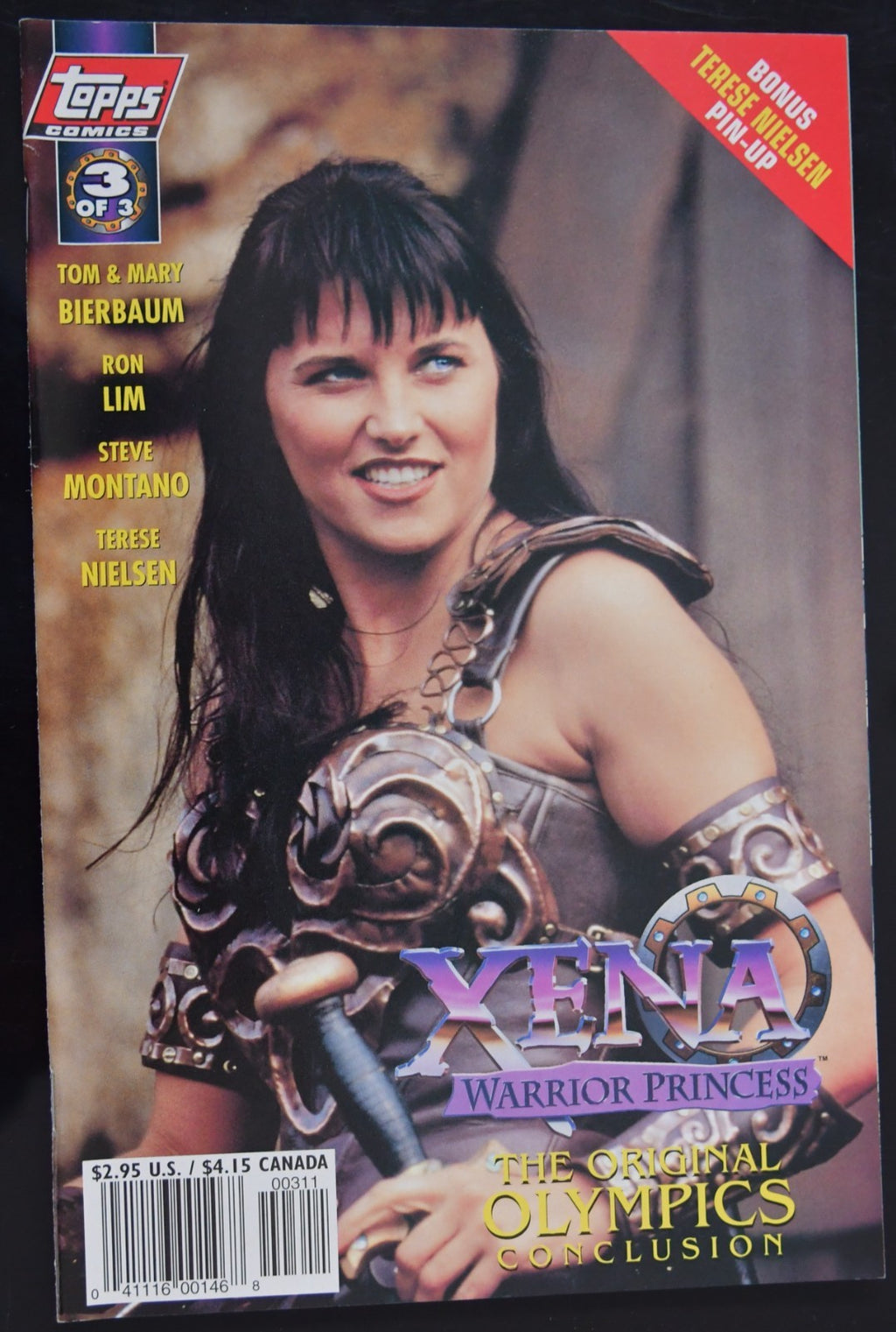 Xena: Warrior Princess: and the Original Olympics #3 (Topps Comics August 1998)