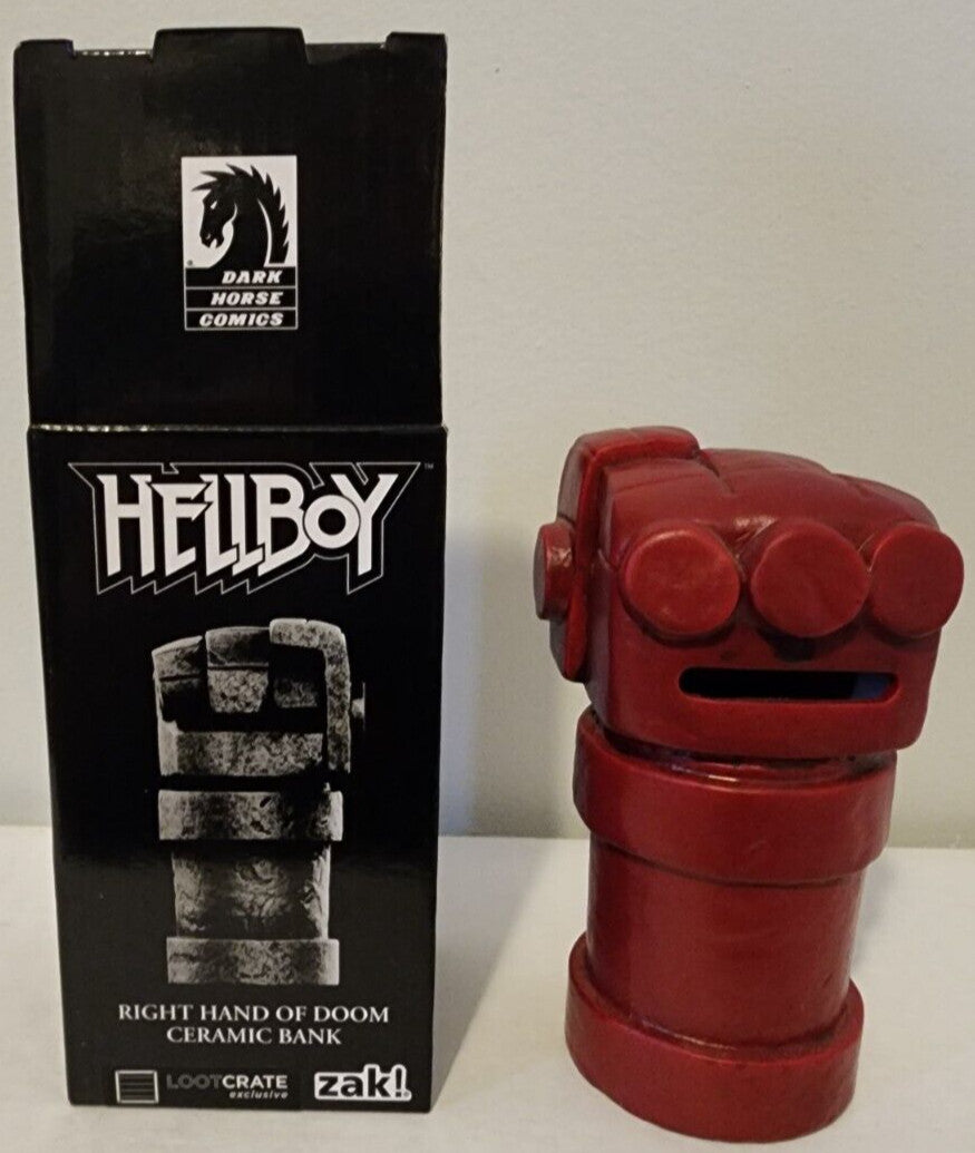 Hellboy Right Hand Of Doom Ceramic Bank Loot Crate Exclusive Toy
