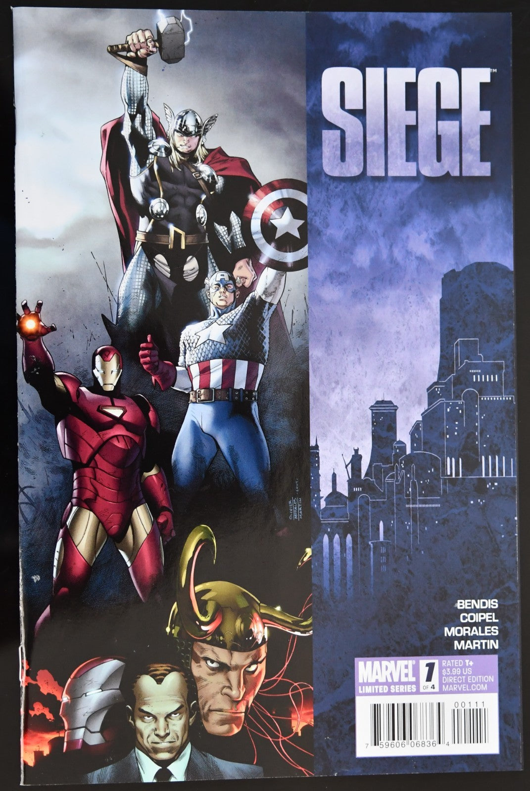 Siege #1-4 Olivier Coipel Set Marvel 2010