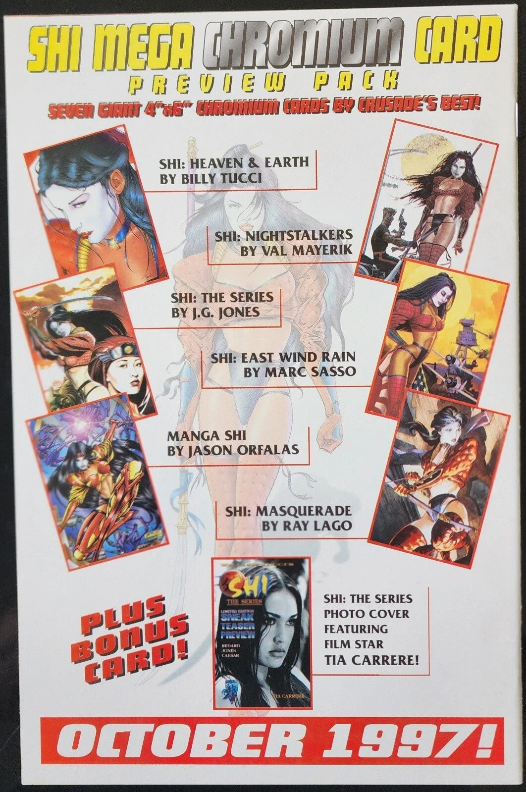 Shi: The Series (1997-2000) Crusade Comics, Choose Your Issue
