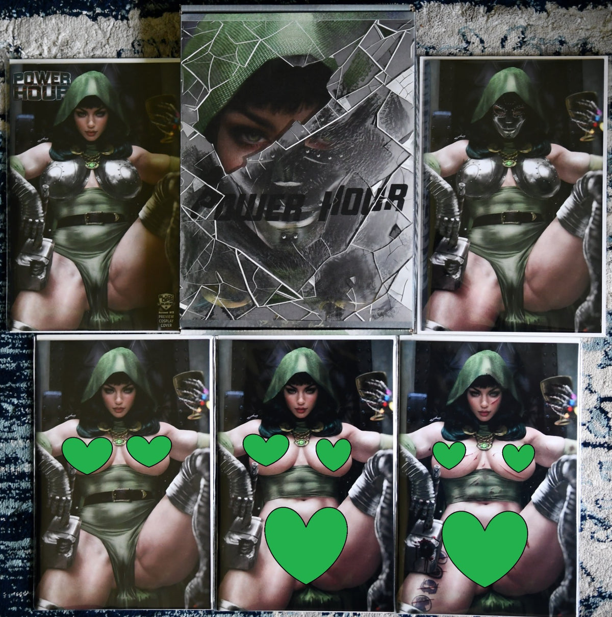 Power Hour #3 Shikarii God Queen 5 Book Box Set no Sticker