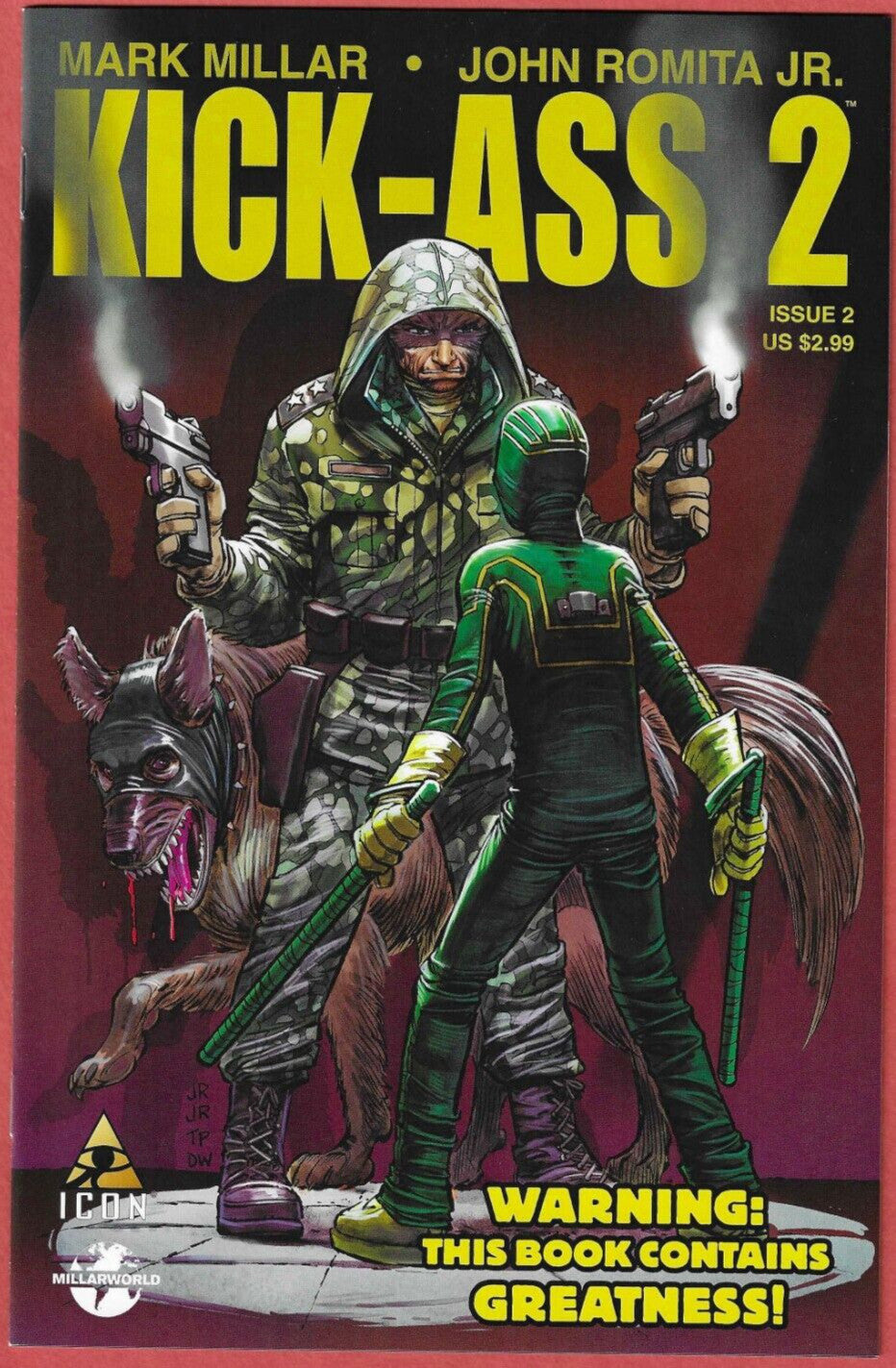 Kick-Ass 2 Issue #2 2010 Mark Milar John Romita Jr