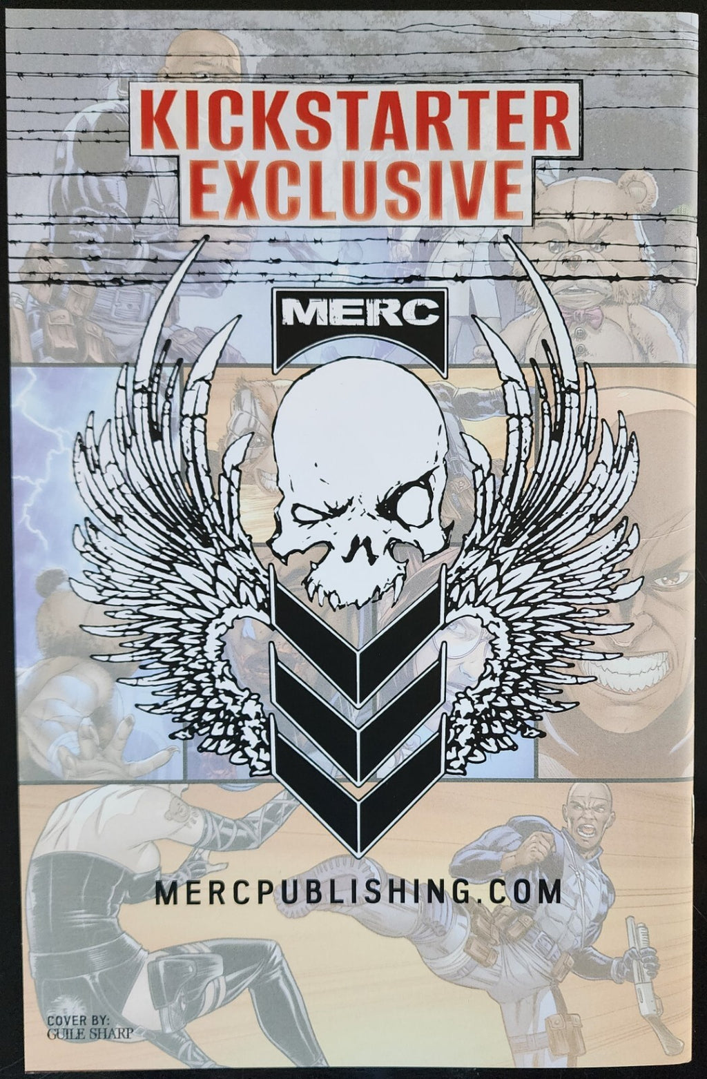 Deathrage #5 Guile Sharp Virgin (Merc Publishing) 2022 Kickstarter Exclusive