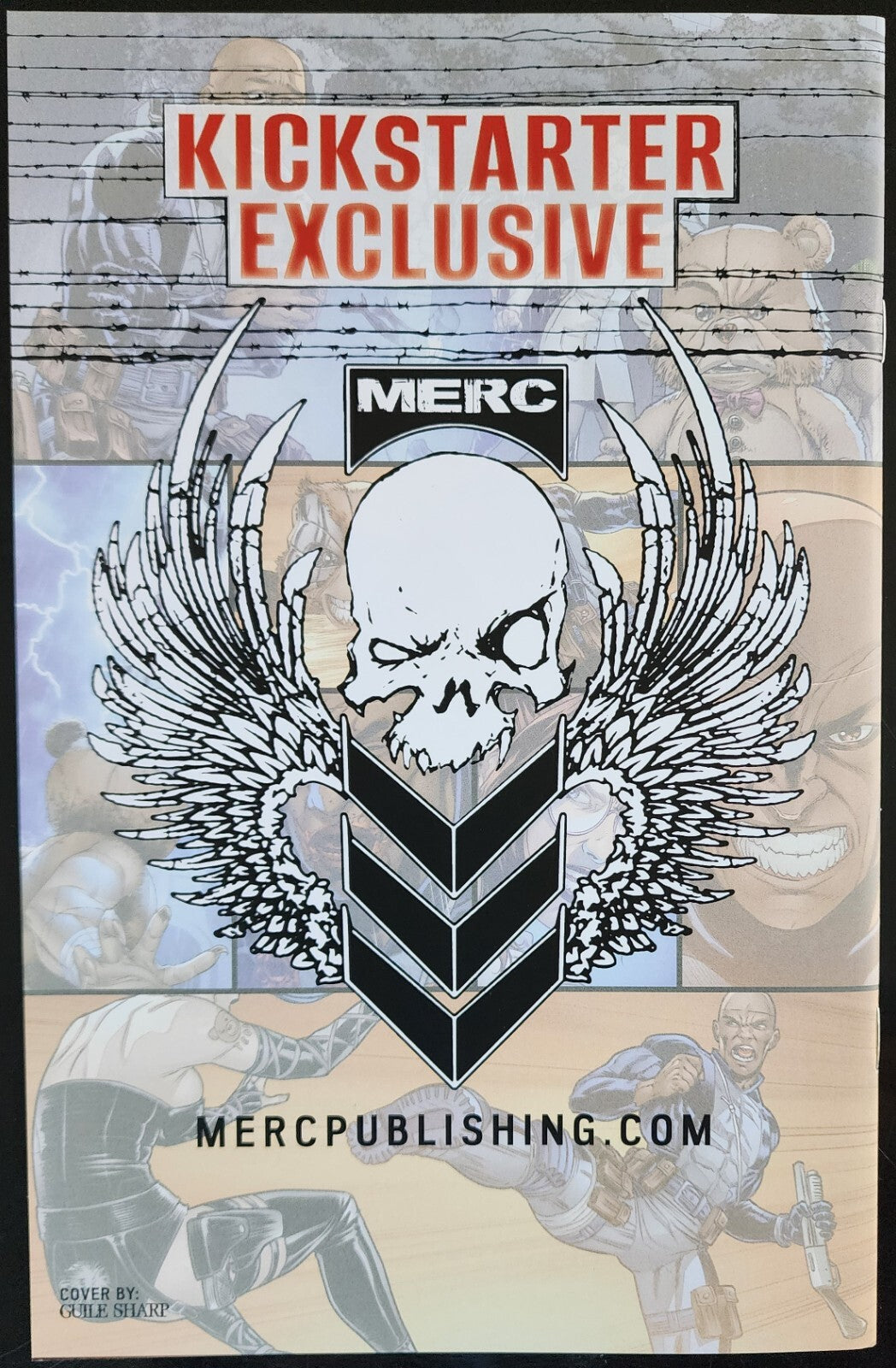 Deathrage #5 Guile Sharp Virgin (Merc Publishing) 2022 Kickstarter Exclusive