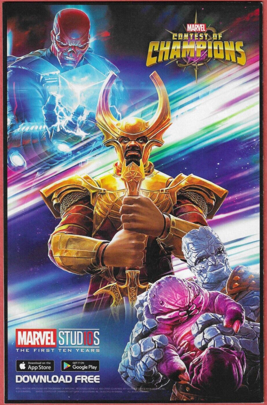THOR #4A BRYAN HITCH RETURN OF THE FANTASTIC FOUR VARIANT COVER 2018