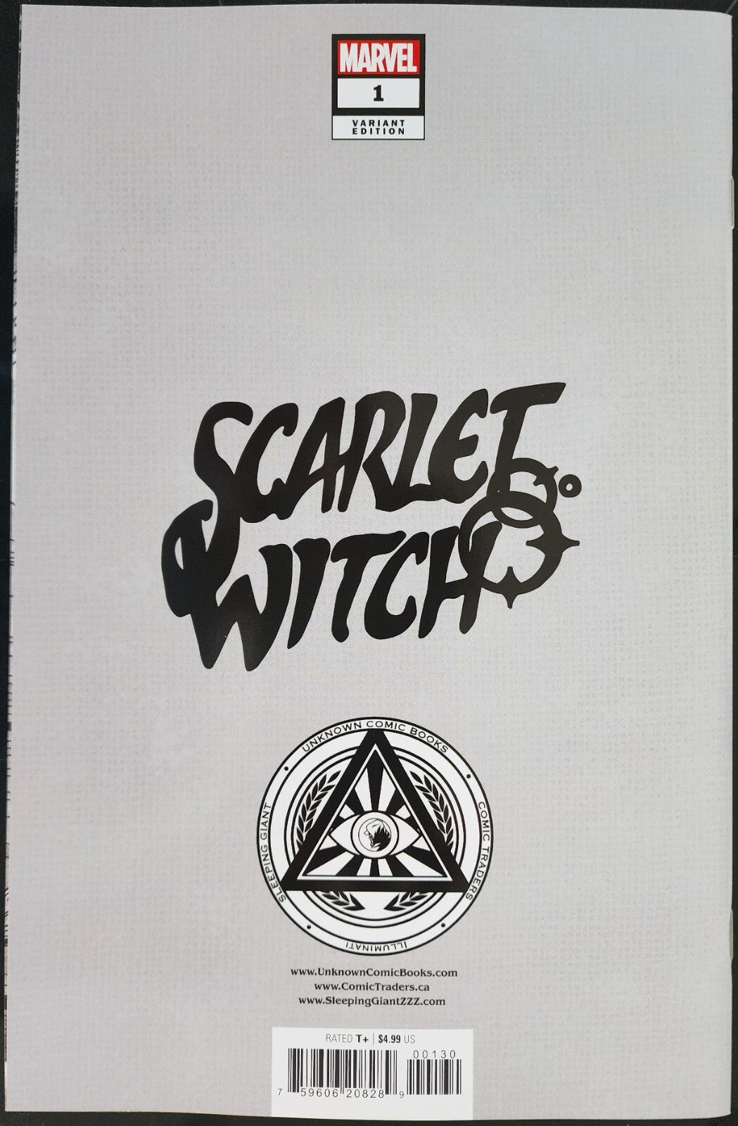 [Foil] Scarlet Witch #1 Unknown Comics David Nakayama Exclusive Virgin Var