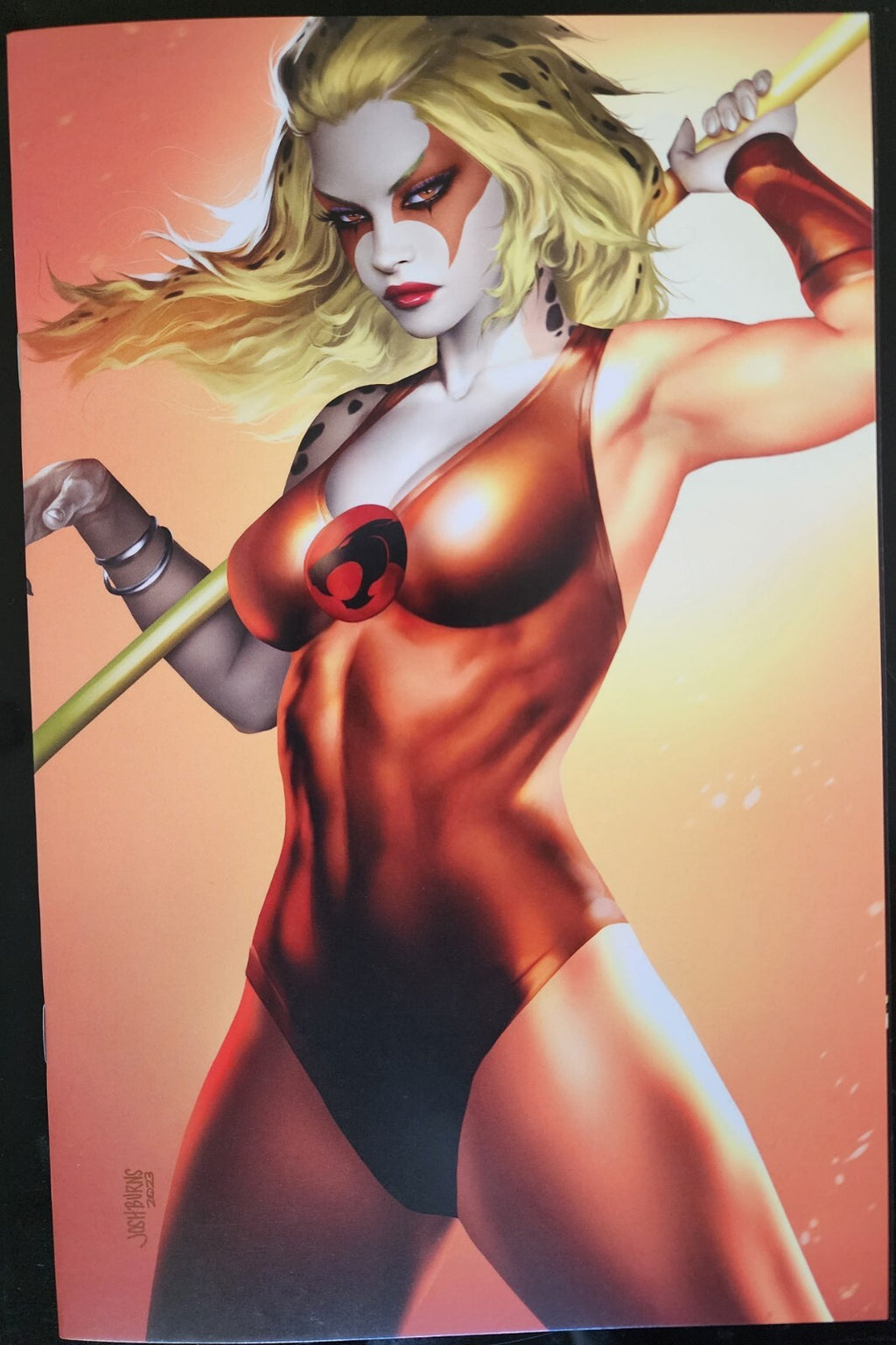 🔥 THUNDERCATS #1 JOSH BURNS CHEETARA 616 Variant A LTD 600