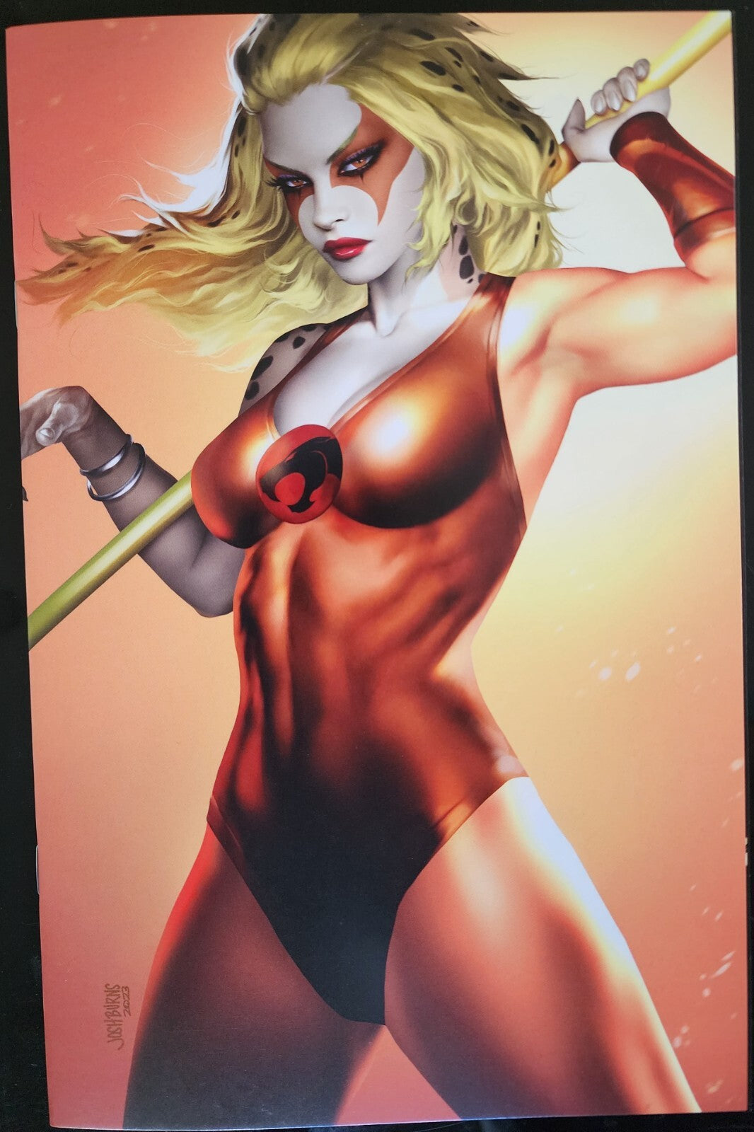 🔥 THUNDERCATS #1 JOSH BURNS CHEETARA 616 Variant A LTD 600