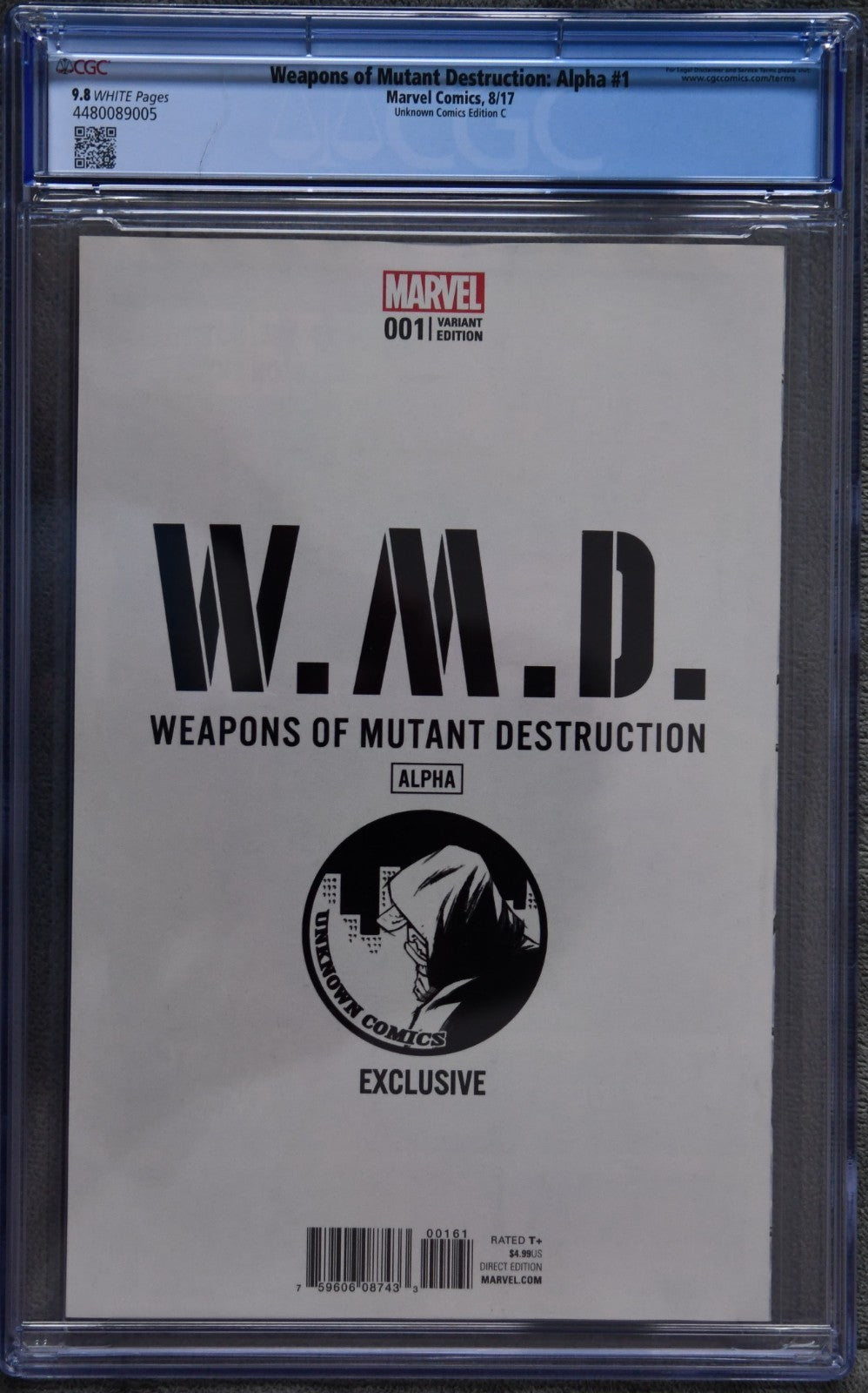 Weapons of Mutant Destruction: Alpha #1 CGC 9.8 Artgerm Edition C