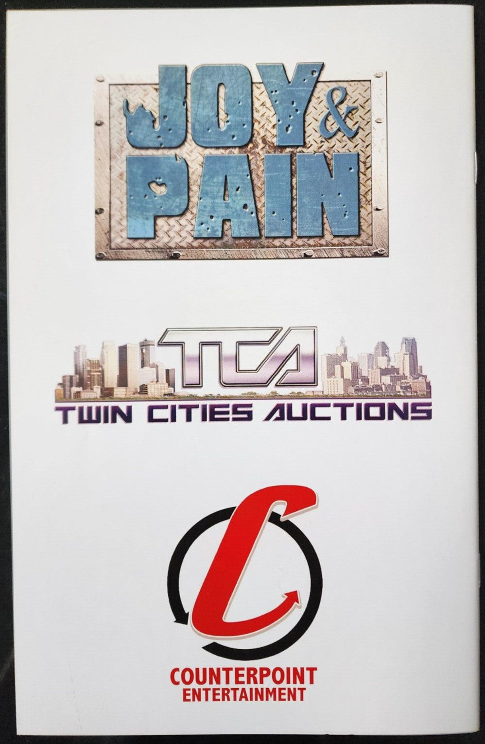JOY & PAIN #1 Signed by EBAS S&M Bondage Cover Limited Edition RARE