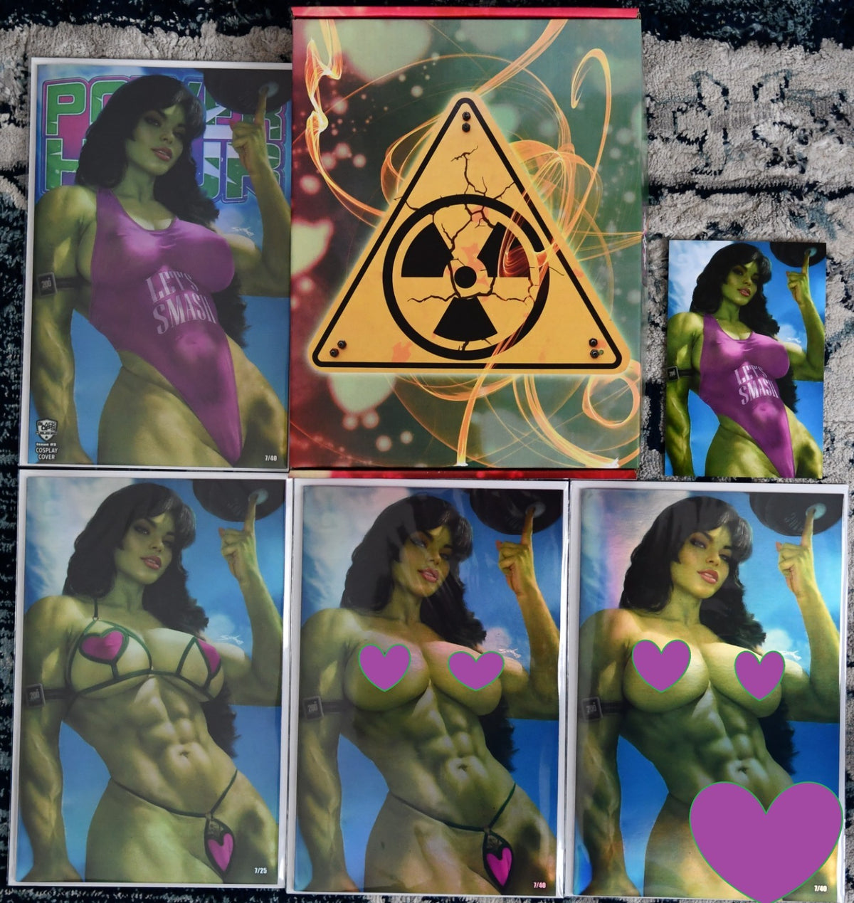 Power Hour #3 Shikarii Muscle Mommy Foil Box Set Ltd 75