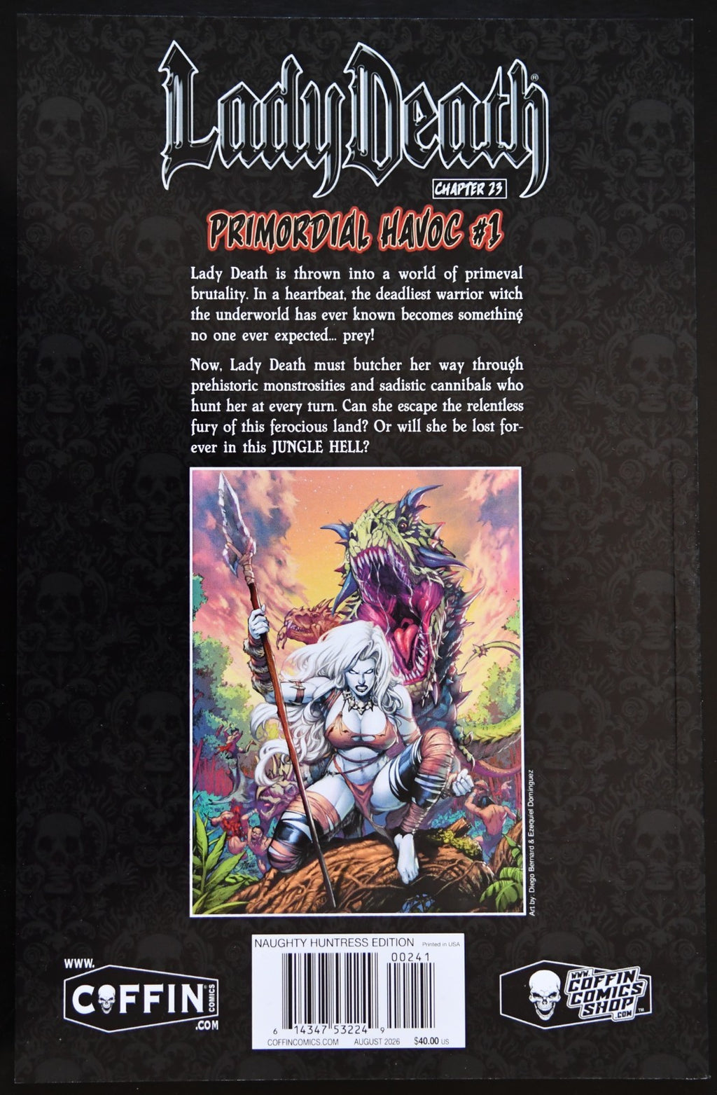 Lady Death Primordial Havoc #1 Naughty Huntress Edition Mike Krome Variant