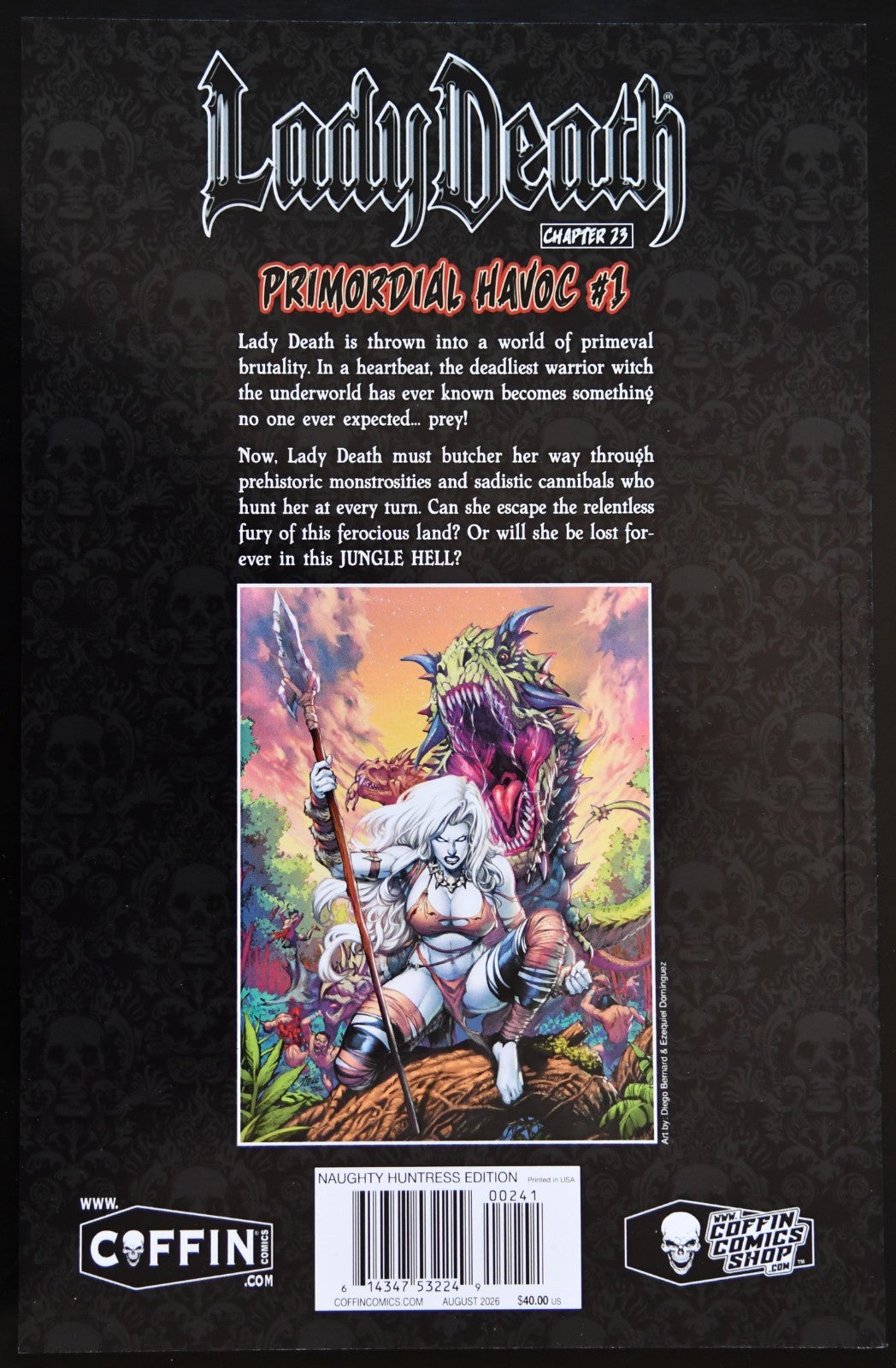 Lady Death Primordial Havoc #1 Naughty Huntress Edition Mike Krome Variant