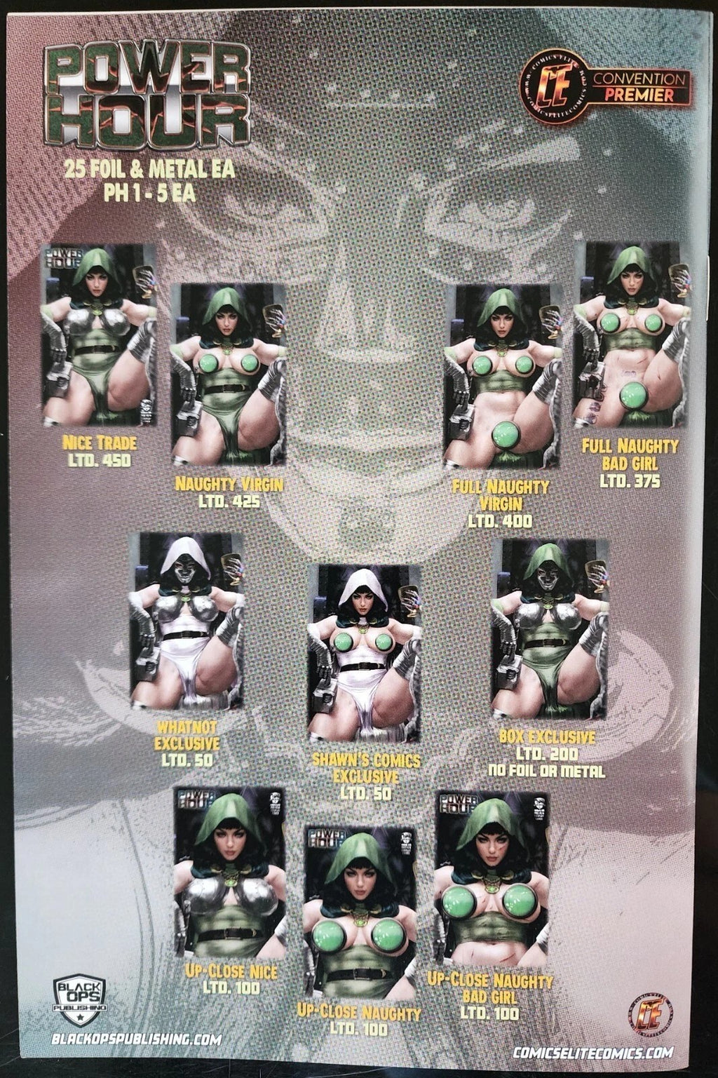 Power Hour #3 Shikarii God Queen 5 Book Box Set no Sticker