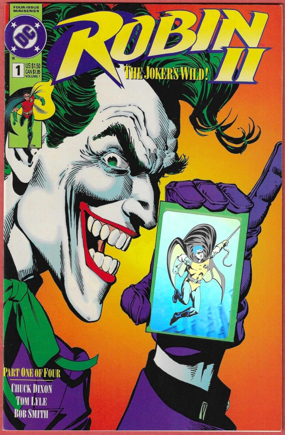 Robin II The Jokers Wild #1-4 1991 Holograms Joker Batman Set One