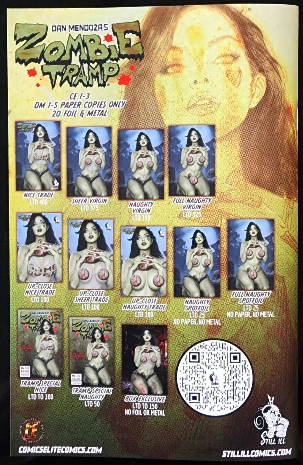 Dan Mendozas Zomibe Tramp Shikarii 6 book Box Set with C2E2 Exclusive