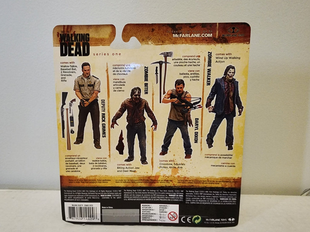 AMC The Walking Dead Zombie Biter 5 inch Action Figure Series 1- McFarlane Toys