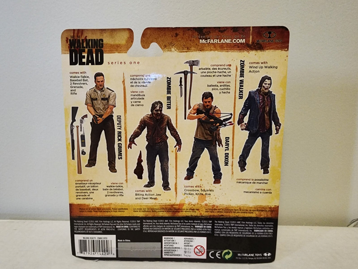 AMC The Walking Dead Zombie Biter 5 inch Action Figure Series 1- McFarlane Toys