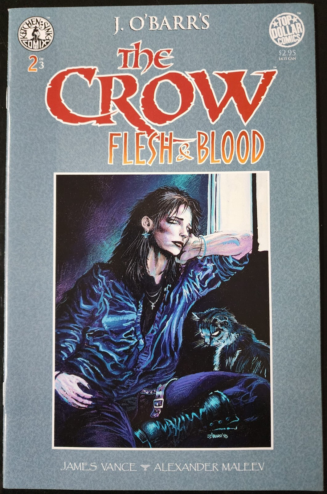 The Crow Flesh & Blood 1-3 Complete Kitchen Sink Comix J. O'Barr's Copy 4