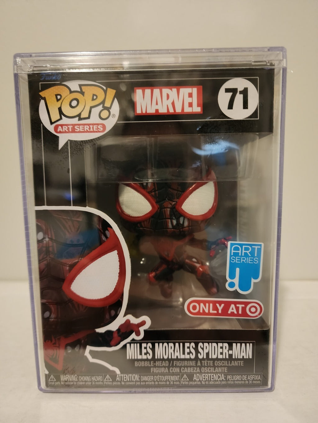 Funko Pop! Art Series Marvel: MILES MORALES SPIDER-MAN #71 Target Exclusive