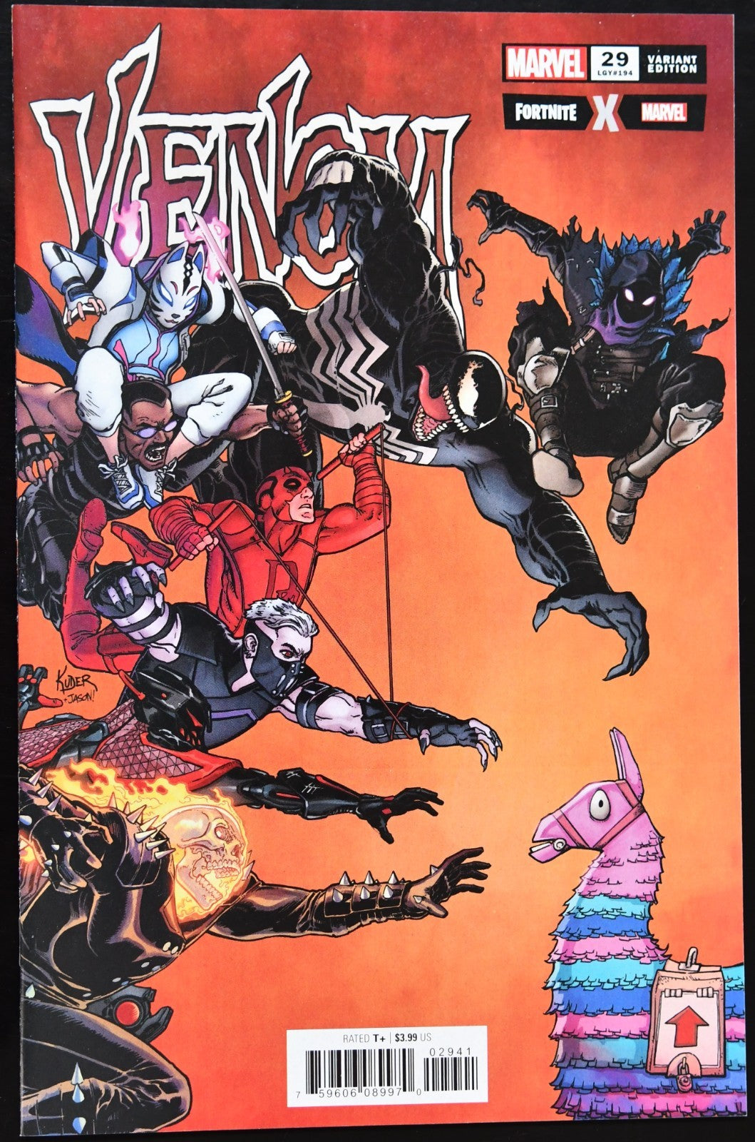 Venom #29 Fortnite Variant 2020 Aaron Kuder Cates Spider Man