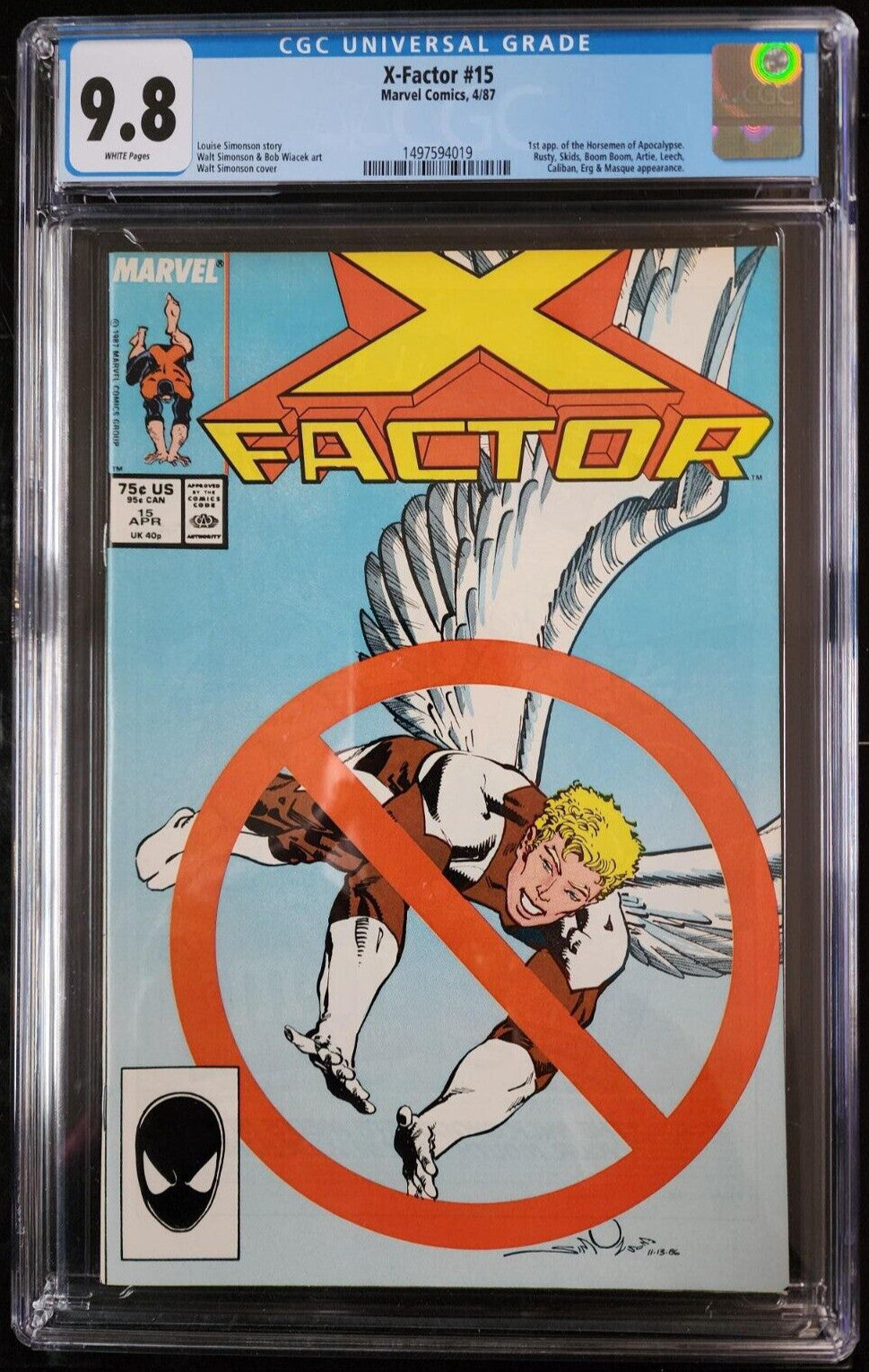 X-Factor #15 - CGC 9.8 - Key Issue 1st app. of the Horsemen of Apocalypse