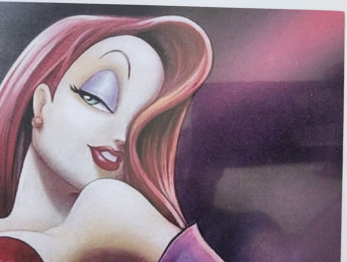 Jessica Rabbit Lady in Red 11x14 Signed James Mulligan Print
