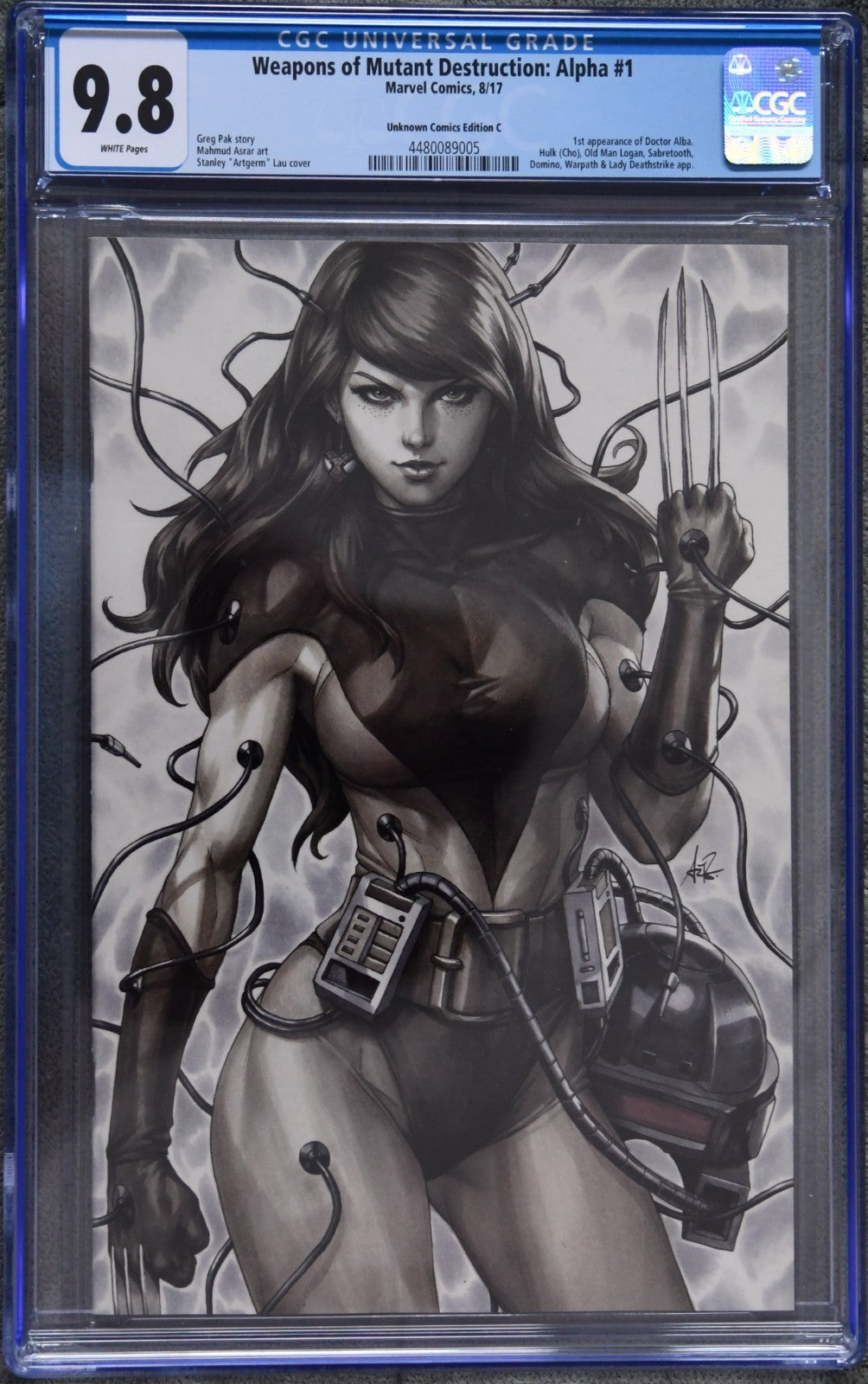 Weapons of Mutant Destruction: Alpha #1 CGC 9.8 Artgerm Edition C