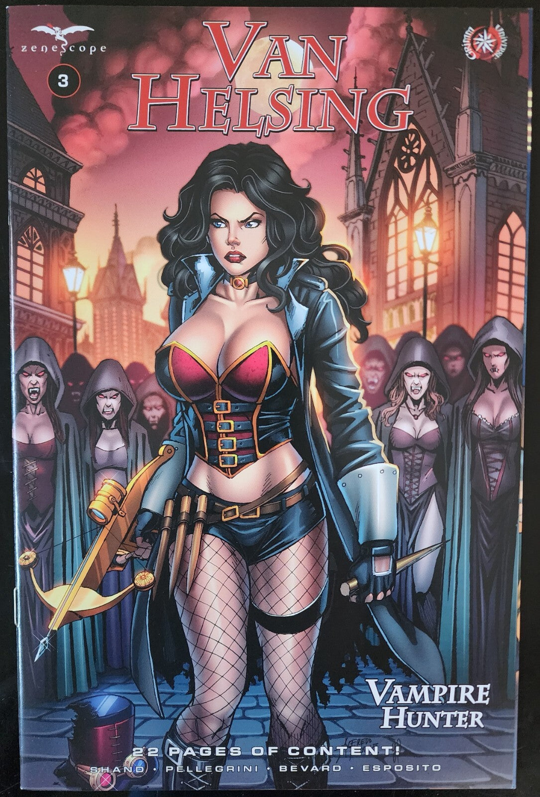 Van Helsing Vampire Hunter #3 Cover C Alfredo Reyes Variant