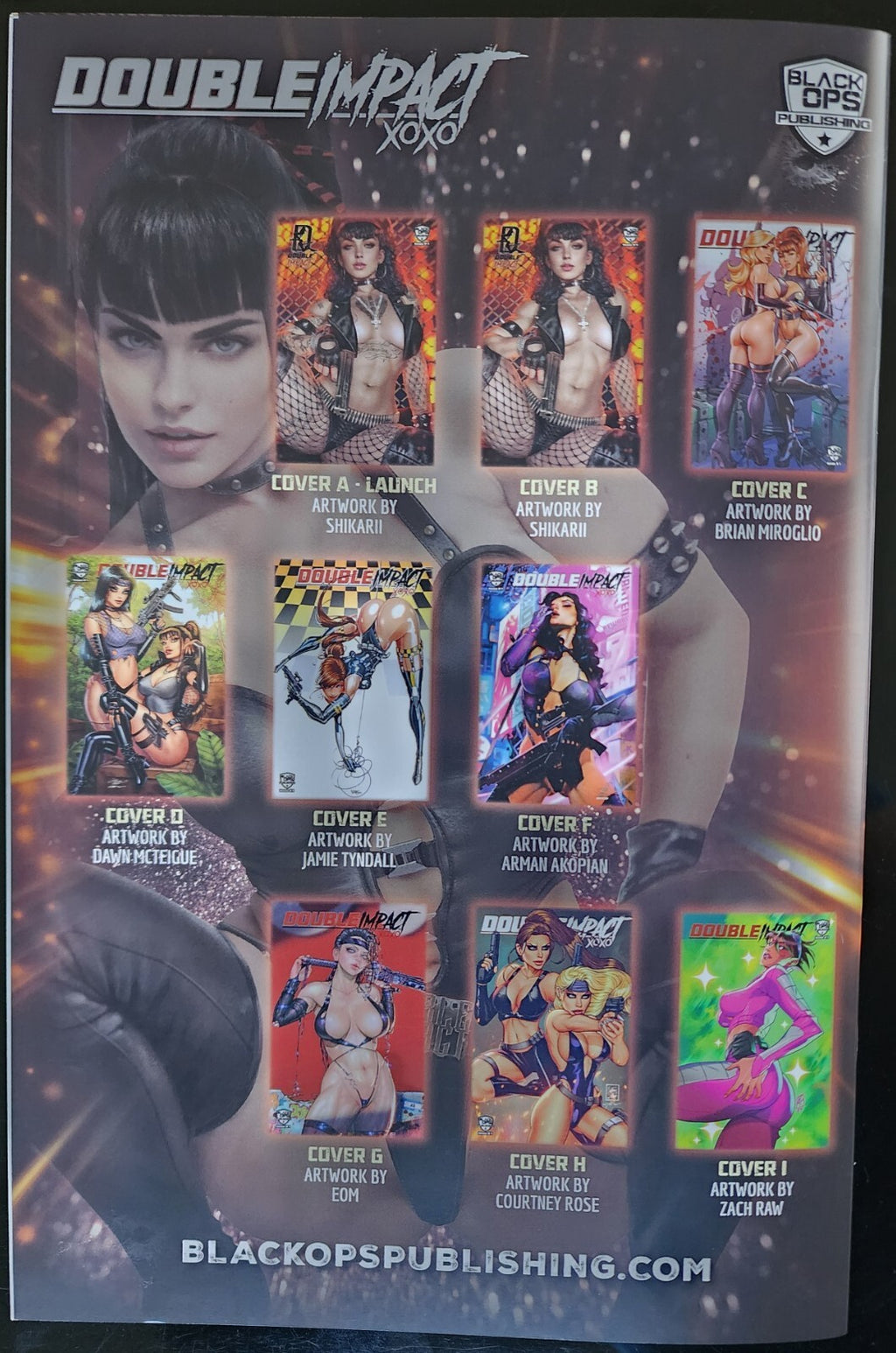 Double Impact XOXO #1 Ale Garza China Bikini Homage Variant