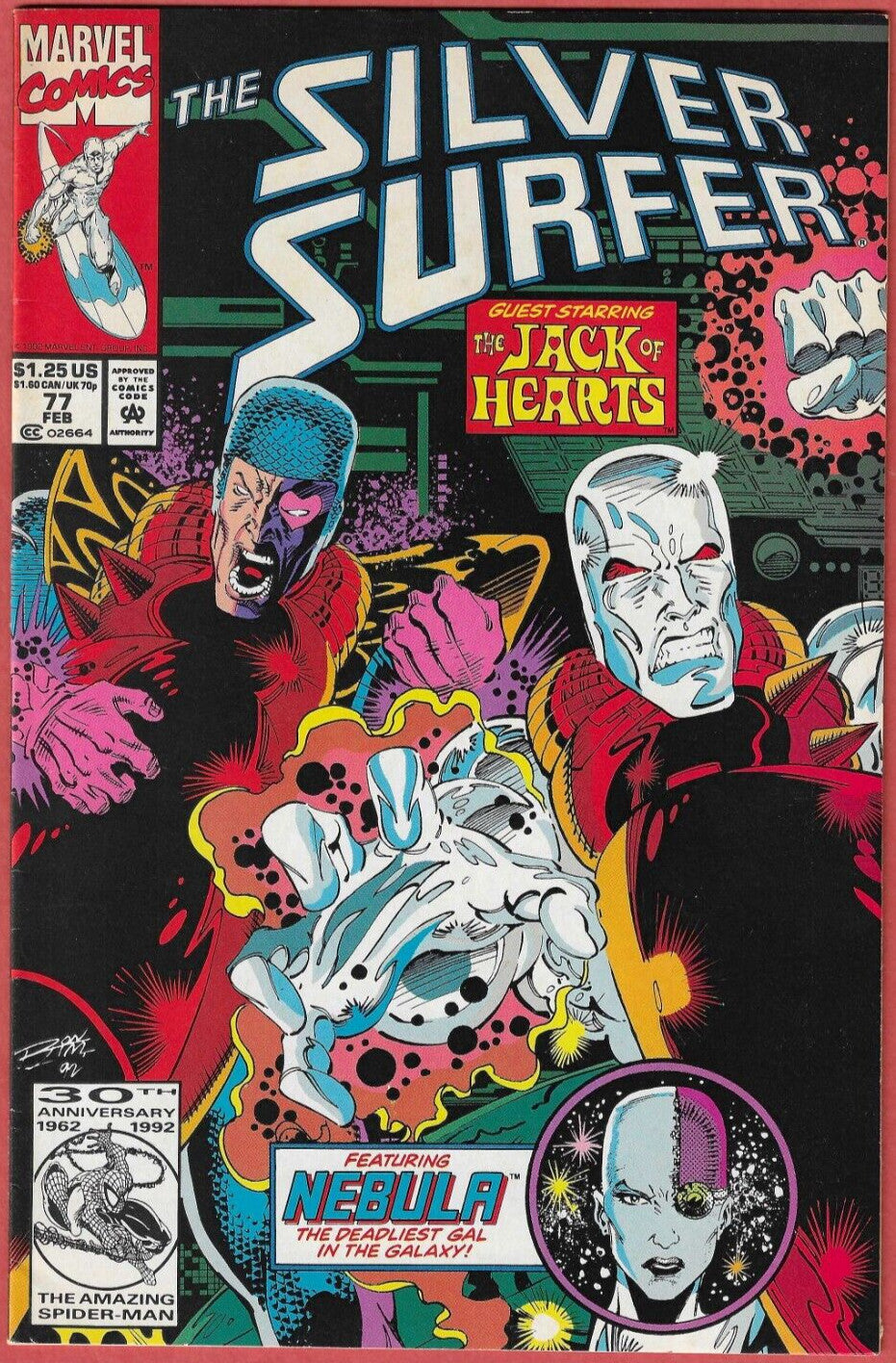 Silver Surfer #77 1993 Nebula Jack of Hearts