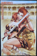 BORN OF BLOOD #5 1:50 2x SIGNED GREGBO/GWENAELLE DALIGUALT COA