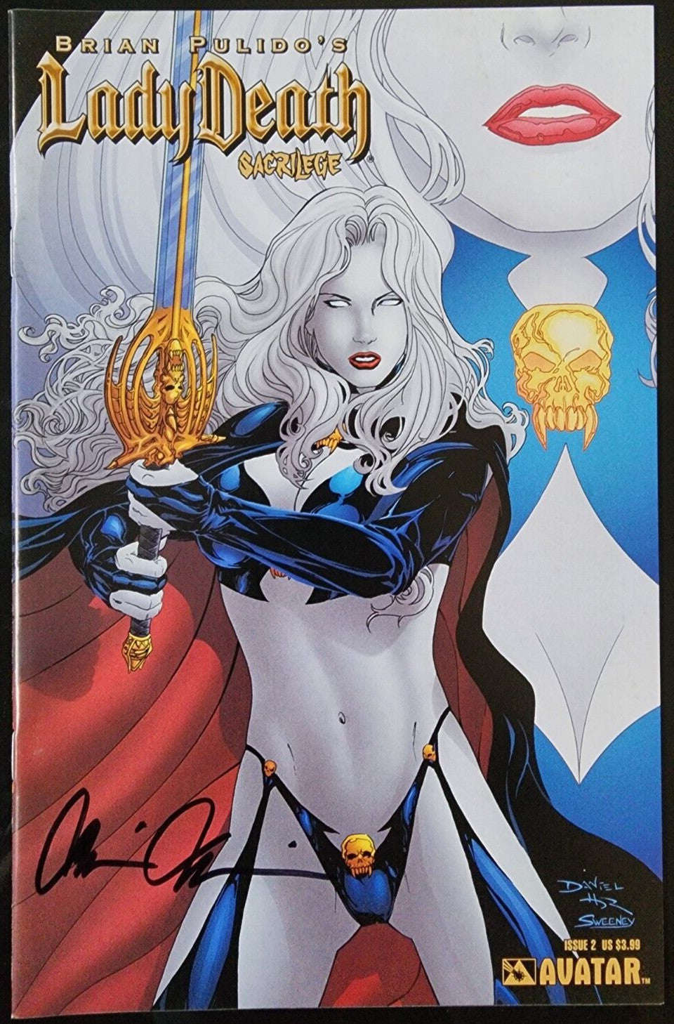 Lady Death Sacrilege #2 Signed Brian Pulido Avatar Copy 1