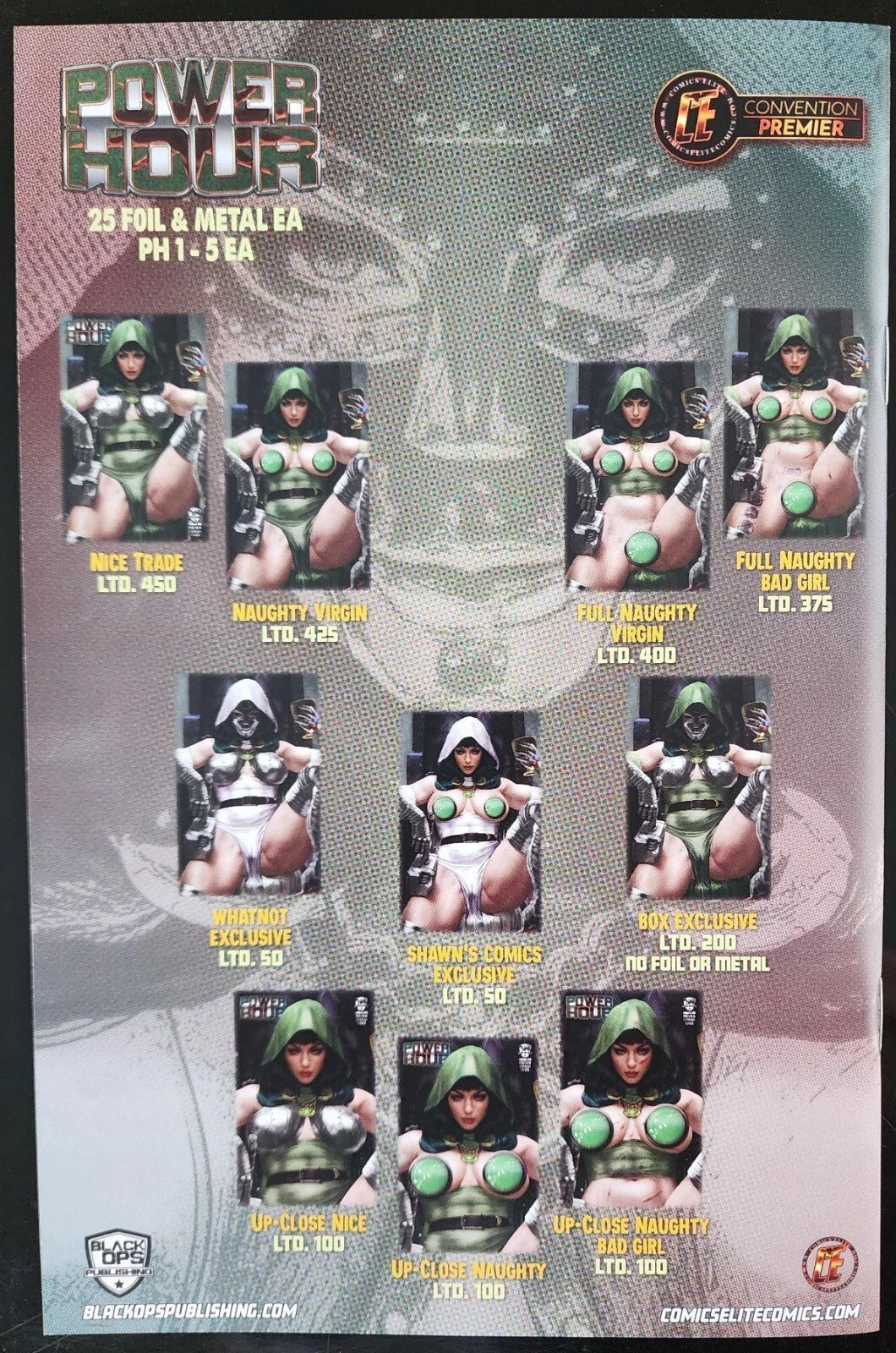Power Hour #3 Shikarii God Queen 5 Book Box Set no Sticker