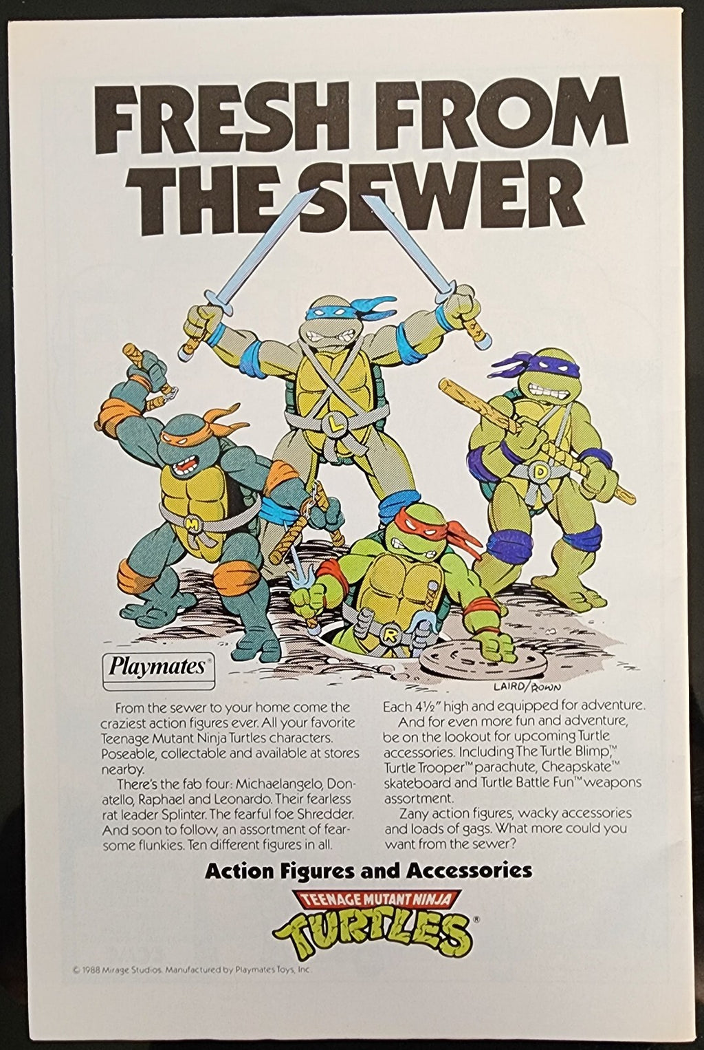 Teenage Mutant Ninja Turtles Adventures #1 Archie Comics 1989