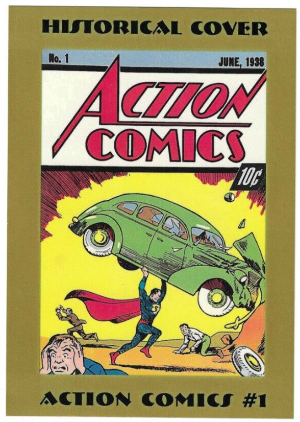 World Without Superman Funeral/Obituaries Daily Planet/Action Comic #1 Post Card