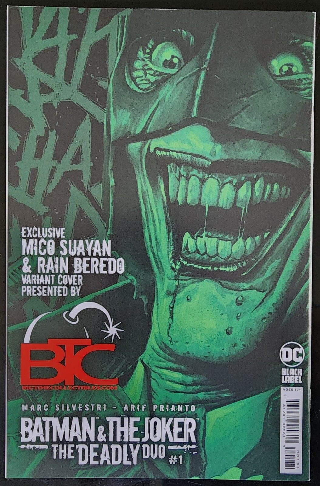 Batman & The Joker: The Deadly Duo #1 Mico Suayan Trade Variant Cover LTD 3000