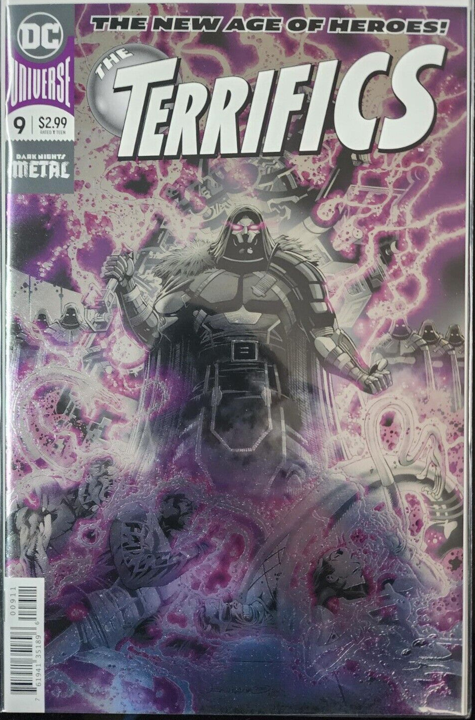 TERRIFICS, THE #9 ENHANCED FOIL COVER 2018 DC