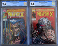 Marvel Comics Presents #74 and 79 CGC 9.6 Weapon X 1991 Wolverine John Byrne Set