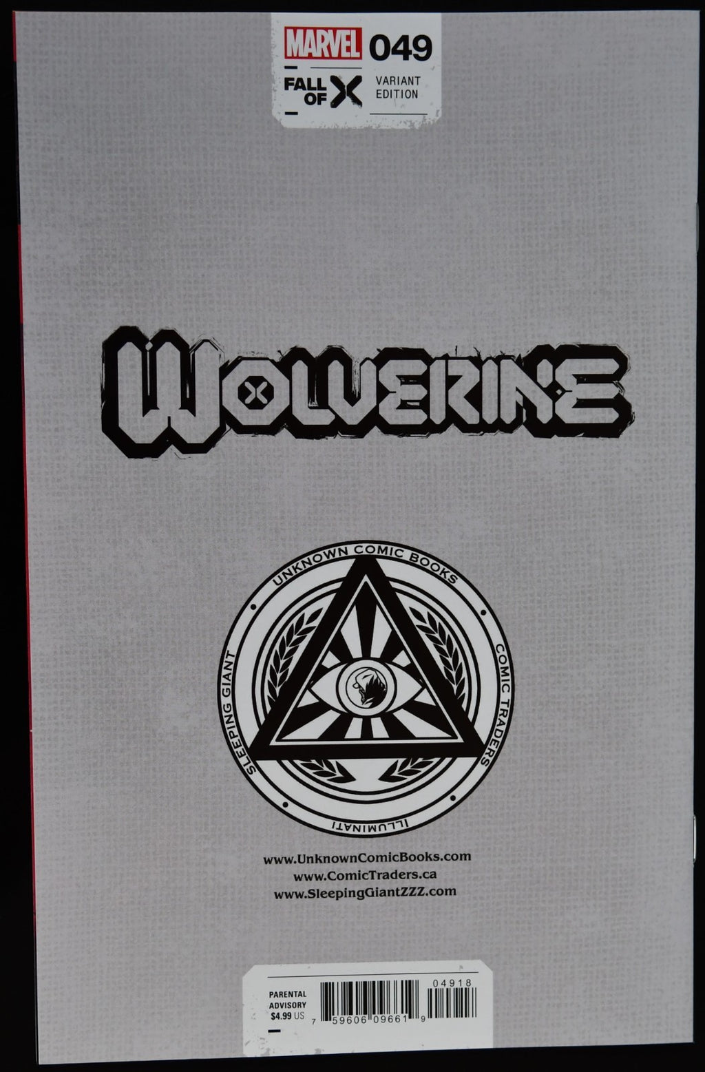 Wolverine #49 David Nakayama Trade Variant X-23 2024