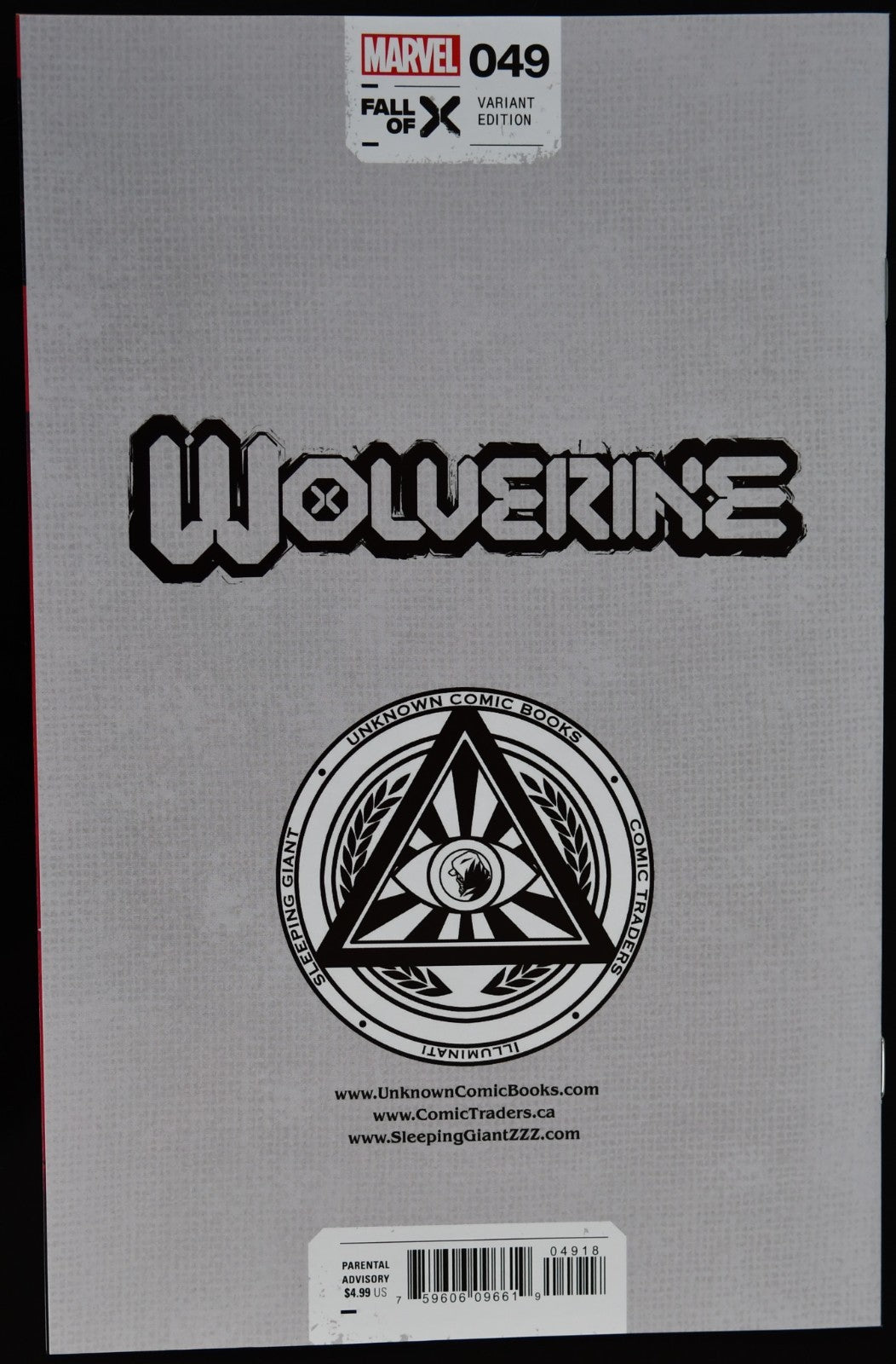 Wolverine #49 David Nakayama Trade Variant X-23 2024