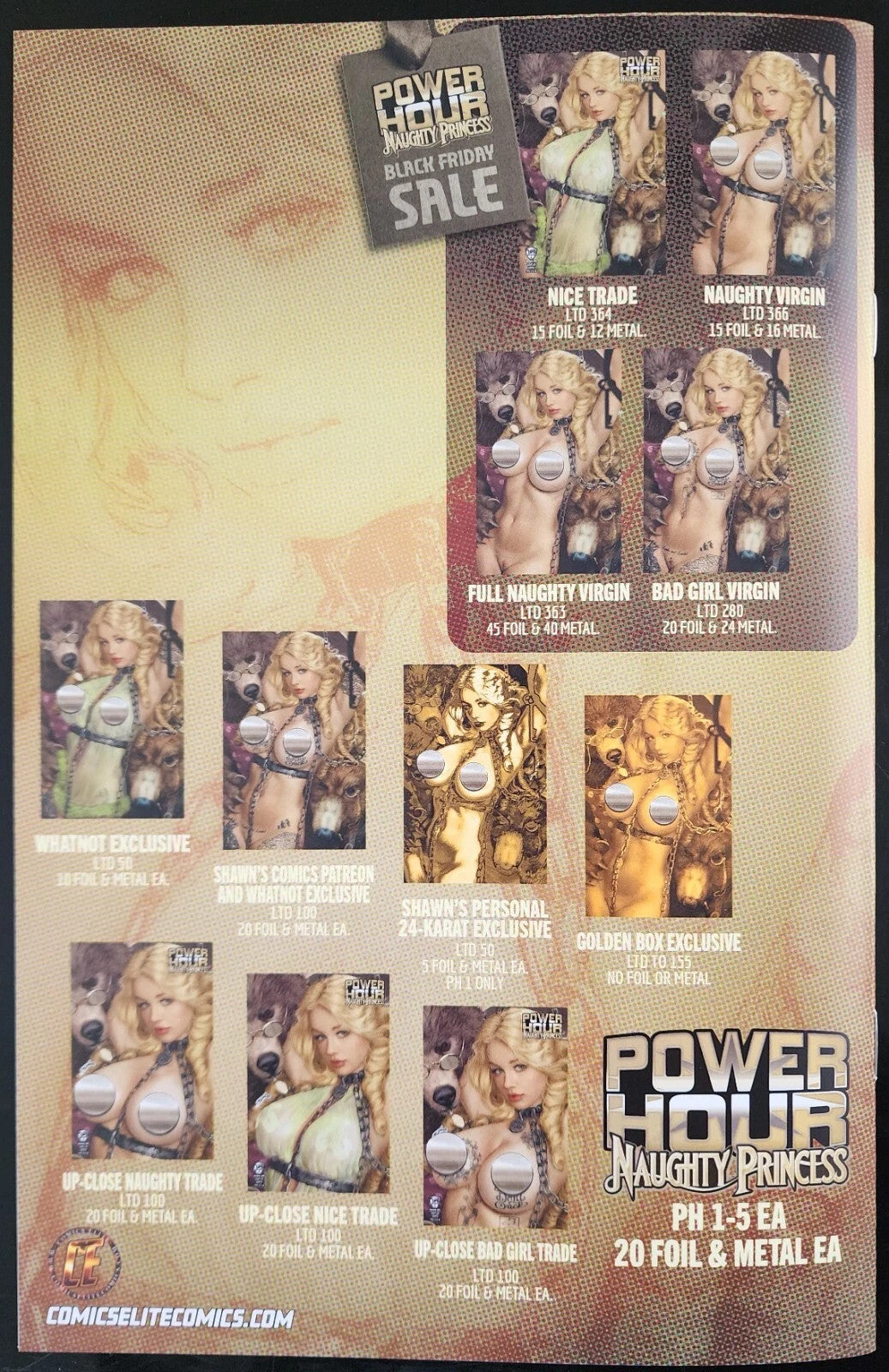 Power Hour Preview #3 Shikarii Goldie 6 Book Boxset including Shawn's Exclusive