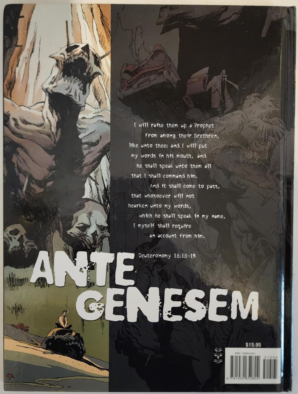 Ante Genesem - BOOK 1 THE PROPHET - Hardcover - Oversized - Graphic Novel