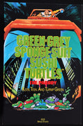 Green-Grey Sponge-Suit Sushi Turtles 1990 Mirage Publishing TMNT Parody
