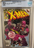 Uncanny X-Men 202 Newsstand CBCS 7.5 1986 Not CGC Secret Wars Unpressed