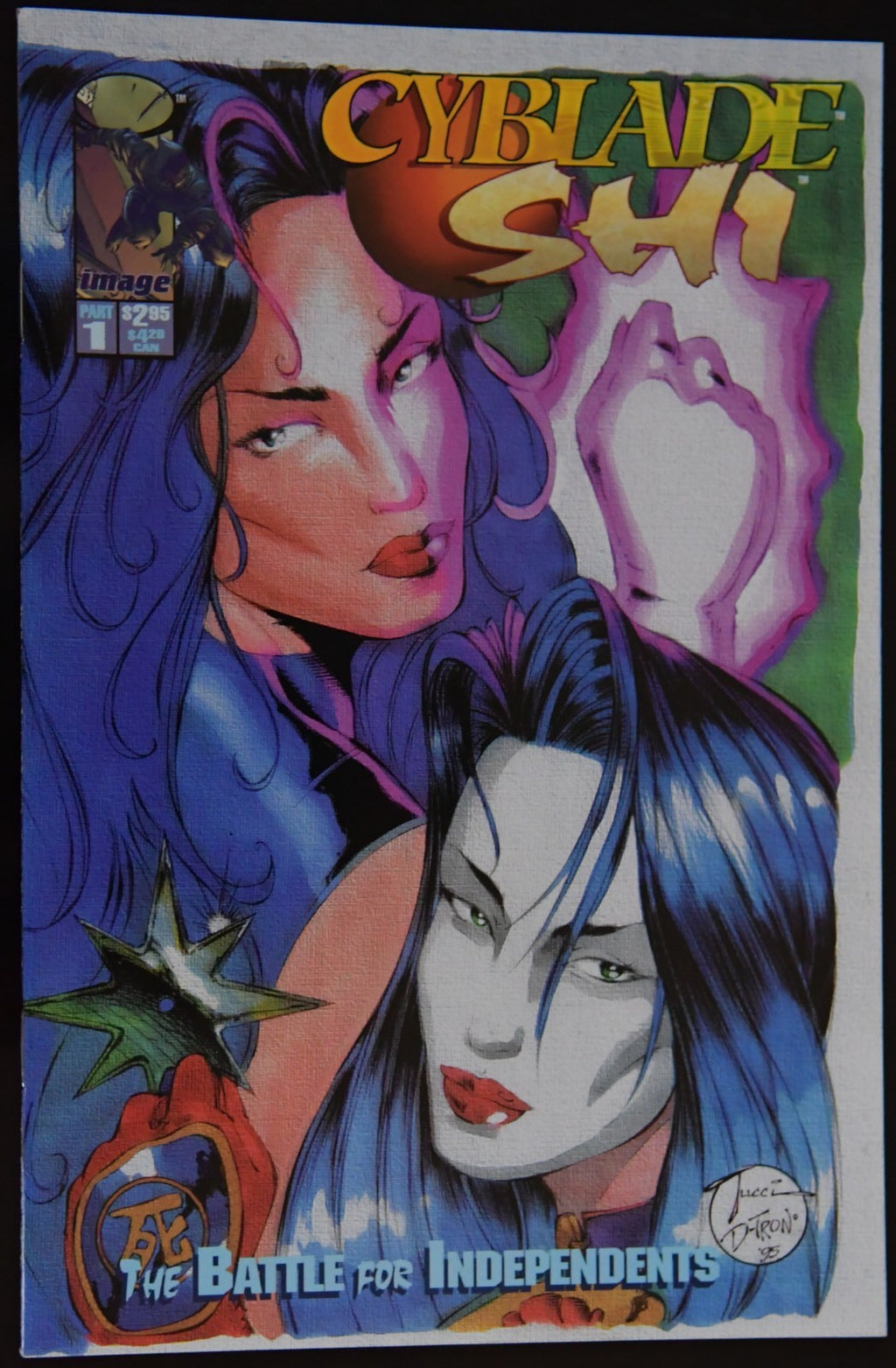 Cyblade / Shi: The Battle For Independents #1 1995 1st app Witchblade