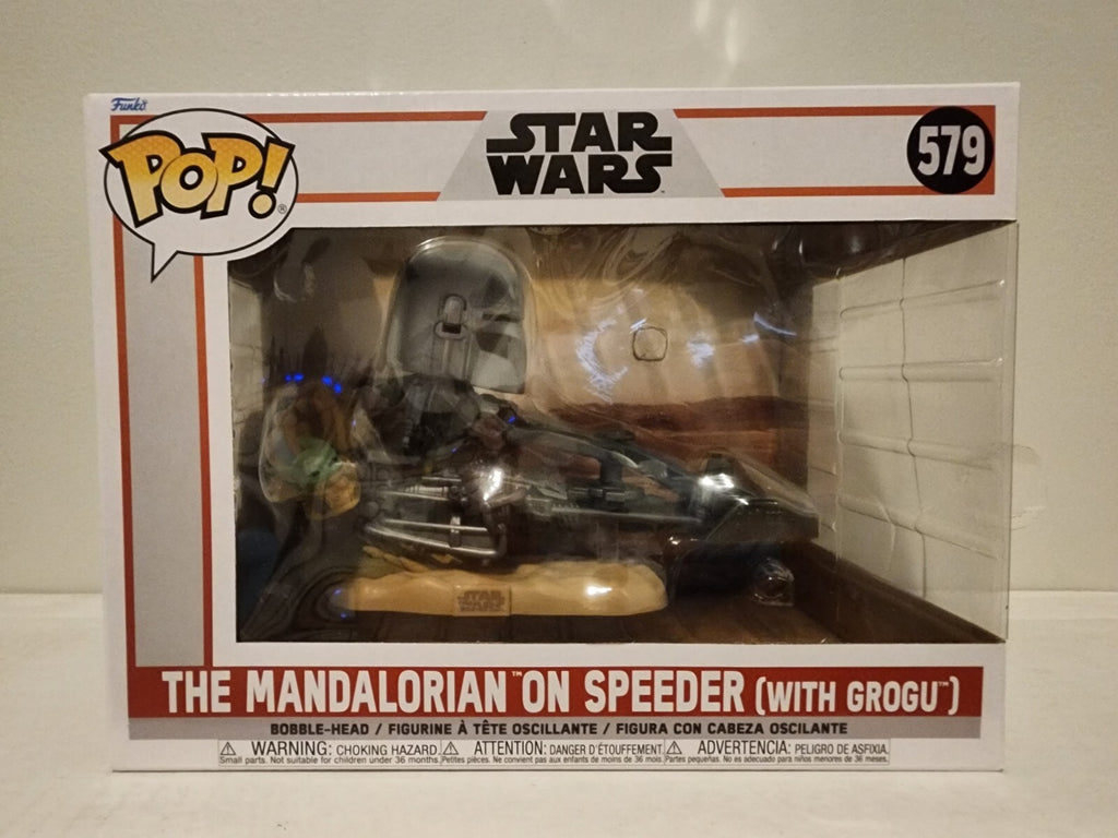 Funko Pop! The Mandalorian on Speeder (with Grogu) #579 Star Wars
