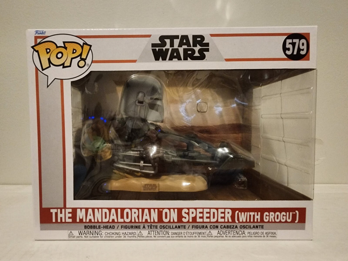 Funko Pop! The Mandalorian on Speeder (with Grogu) #579 Star Wars